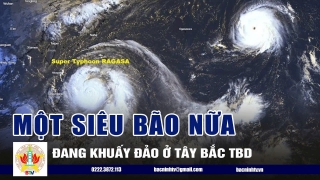 Ngoài siêu bão Ragasa gần Biển Đông, còn có thêm một siêu bão nữa đang khuấy đảo ở Tây Bắc Thái Bình Dương